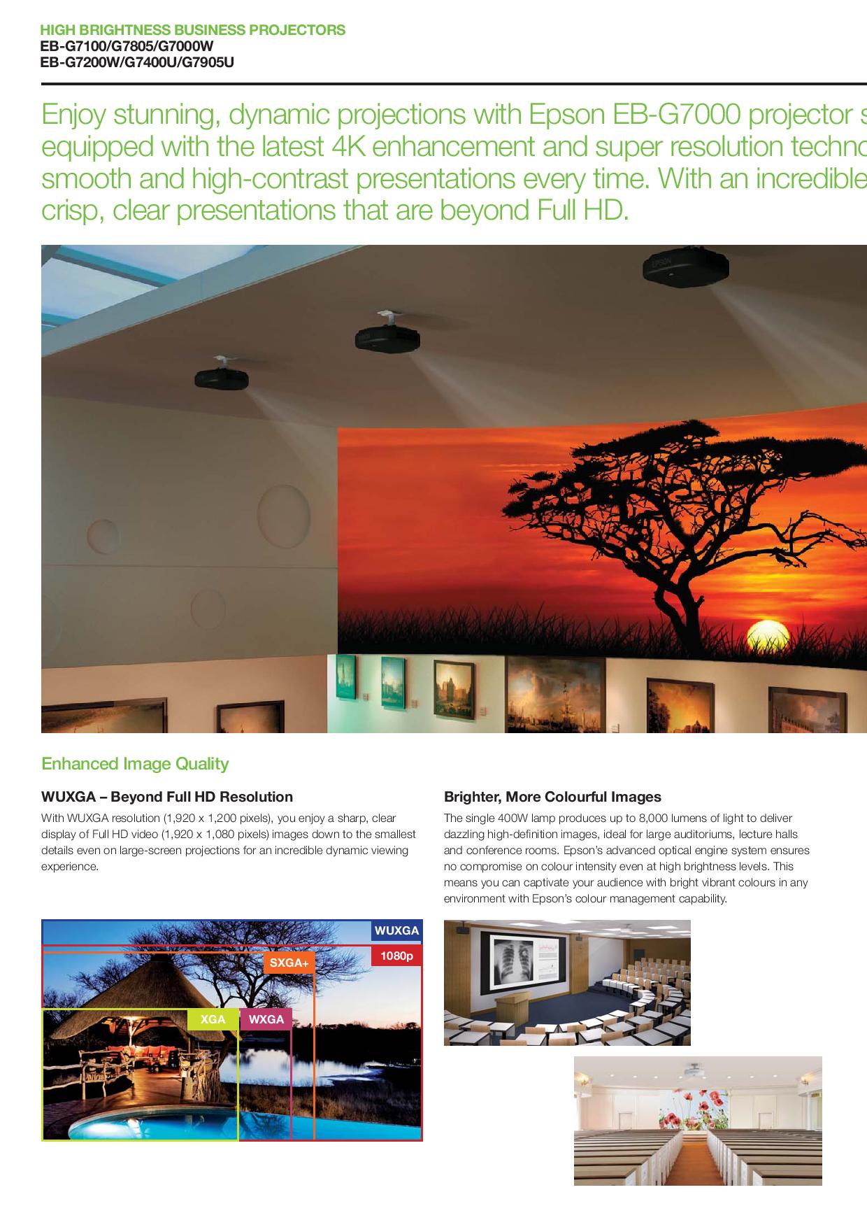 EPSON EBG7805 Projector